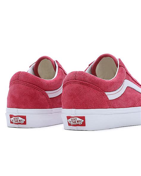 Old Skool Schoenen Van Suède Rood Vans