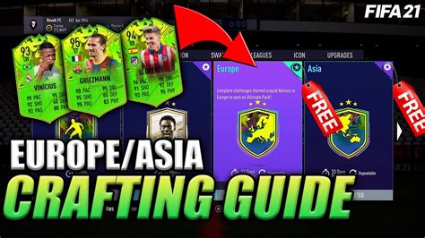 HOW TO CRAFT THE EUROPE ASIA LEAGUE SBCS FOR FREE FIFA 21 FOF SBCS