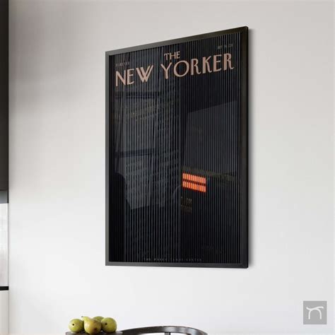 The New Yorker Magazin Cover Poster World Trade Center Vintage