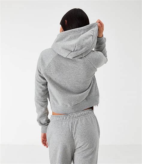 Womens Nike Sportswear Essential Cropped Hoodie Finish Line