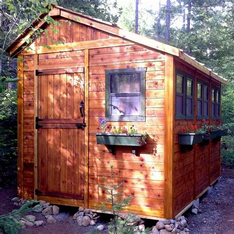 Outdoor Living Today Sunshed 8 Ft X 12 Ft Western Red Cedar Garden