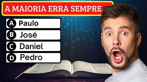 Quiz Bíblico Facil 20 Perguntas Bíblica Nivél Fácil Quiz Bíblico 1