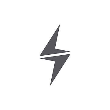 Lightning Design Vector Art PNG, Lightning Logo Template Vector Icon ...