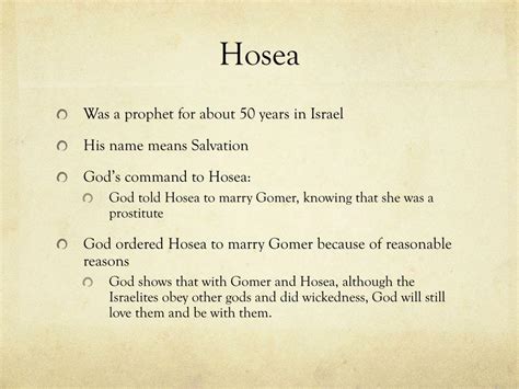 Ppt Story Of Hosea Powerpoint Presentation Free Download Id2198126