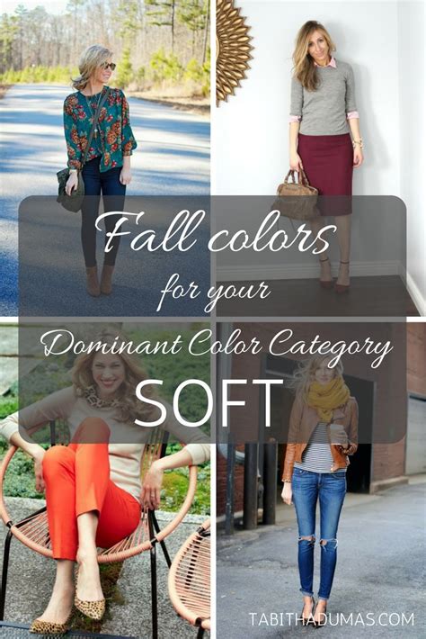 Fall Colors For Your Dominant Color Category Soft Autumn Color