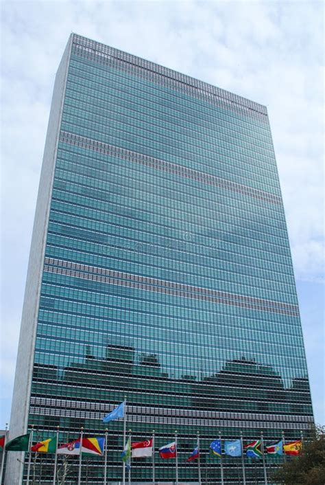 The United Nations Building In Manhattan Editorial Stock Image Image