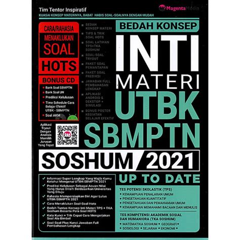 Jual Buku Bedah Konsep Inti Materi Utbk Sbmptn Soshum Ori