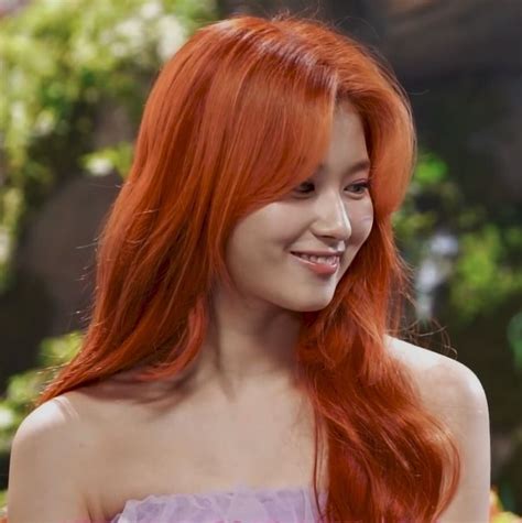 Sana Icons Hair Icon Orange Hair Hair