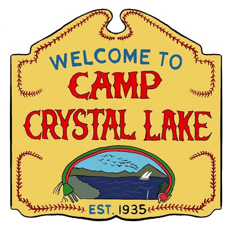 Welcome To Camp Crystal Lake Sign Friday The 13th Artofit