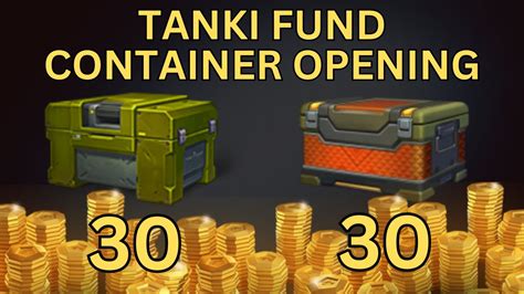 Opening Tanki Fund Containers EXOTIC Tanki Online YouTube