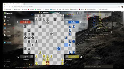 BRUTAL PARTIDA STANDARD FFA EN VIVO LUCIANO BONFICO 4 PLAYER CHESS