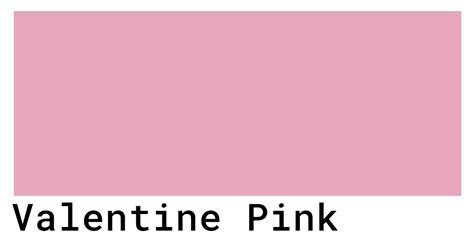 Valentine Pink Color Codes The Hex Rgb And Cmyk Values That You Need