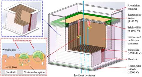 Detector structure and neutron detection process. | Download Scientific ...