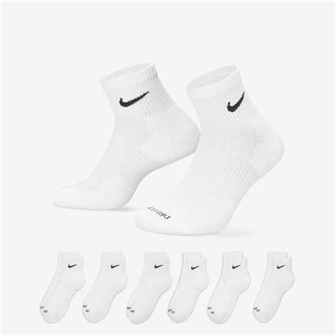 Nike Everyday Plus Cushioned Training Ankle Socks 6 Pairs In 2024 White Nike Socks Air