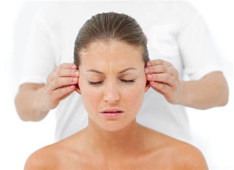 Premium Photo Relaxed Woman Having A Head Massage