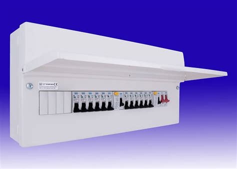 Way Metal Dual Split Consumer Unit C W X Rcds C W Mcbs