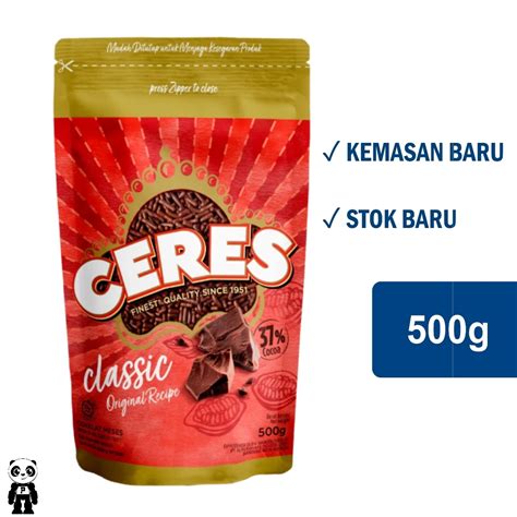 Coklat Meses Ceres Classic Ziplock 500g Meises Ceres Lazada Indonesia