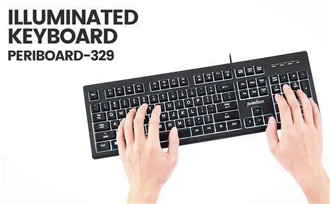 Amazon Perixx Periboard Teclado Retroiluminado Usb Con Cable