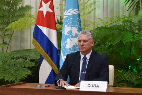 Díaz Canel En La Onu «luchemos Juntos Por La Promoción De La Paz La