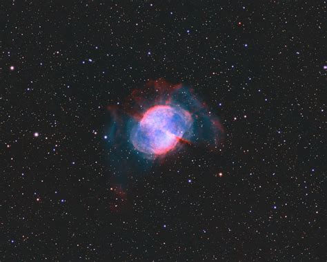 M27 In HOO With RGB Stars Starfield Full Resolution AstroBin