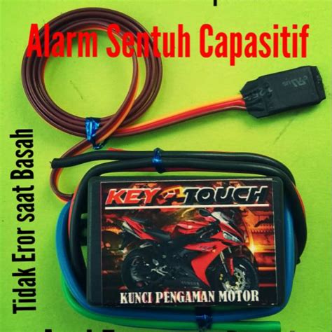 Jual Alarm Motor Sistem Sentuh Capasitive Atau Sentuh Body Pengaman