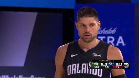 Nikola Vucevic Full Play Bucks Vs Magic 2019 20 Playoffs Game 3