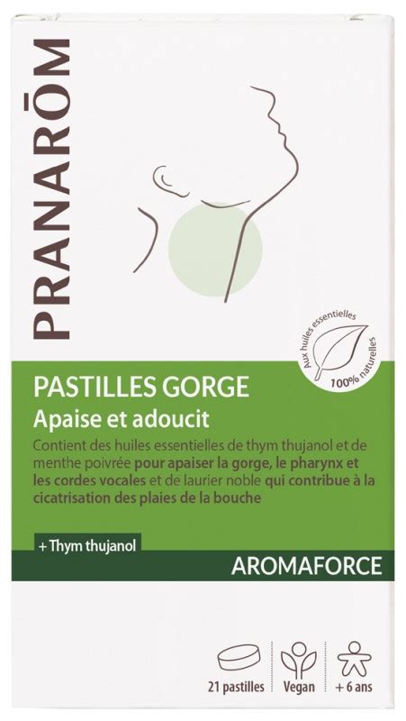 Aromaforce Pastilles Gorge X Pranar M En Vente Chez Illicopharma