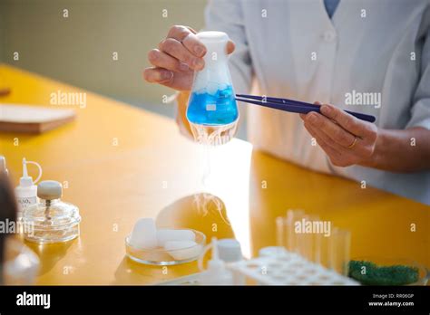 Chemist At Work Stock Photo Alamy