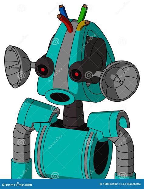 Robot Or Droid Cartoon Illustration 65053057