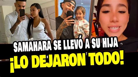 SAMAHARA LOBATON SE LLEVÓ A SU HIJA A EE UU TRAS DEJARLO TODO EN EL