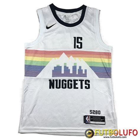 Camisetas Denver Nuggets Jokic Blanco Nba