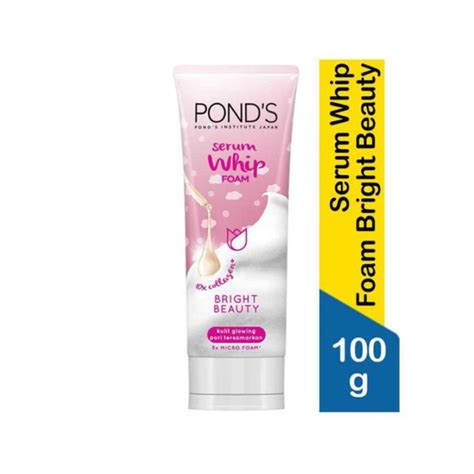 Jual Ponds Serum Whip Facial Foam Bright Beauty G Shopee Indonesia