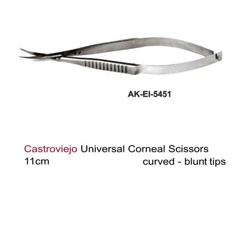 Castroviejo Universal Corneal Scissors Akhyar Surgical