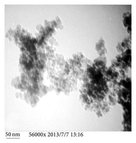 TEM Micrographs Of Naked SPION A And Surface Modified SPION