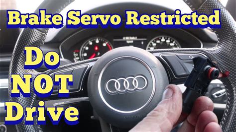 Audi A4 B9 Brake Pressure Sensor Fault WARNING Do Not Drive Car