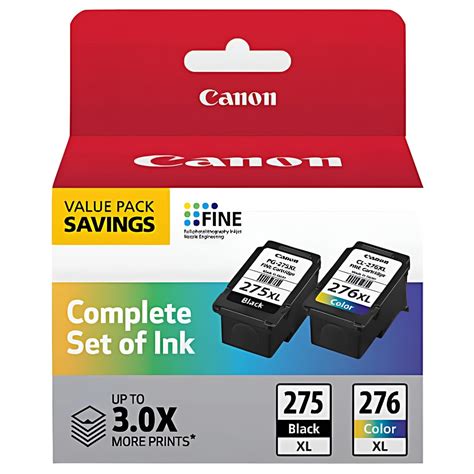 Canon Ink Cartridge PG-275 XL / CL-276 XL, Compatible with PIXMA TS3520 ...