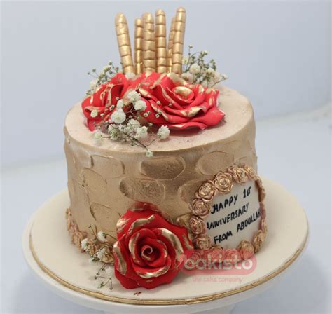 Customized Anniversary Cake From Bakisto - Best Cake In Lahore