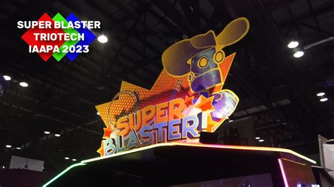 Triotech Makes A Grand Impression With Super Blaster Iaapa Youtube