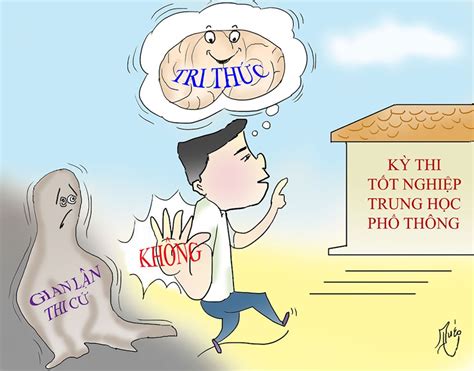 Hí họa Nói không với gian lận thi cử