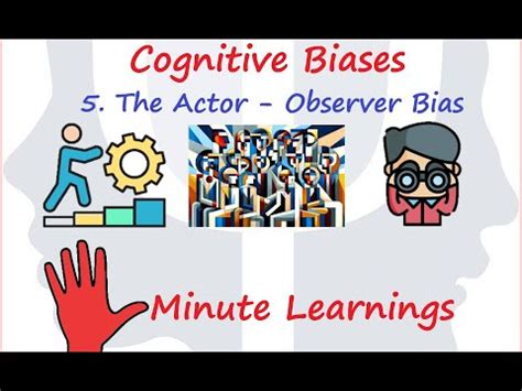 Cognitive Biases The Actor Observer Bias YouTube