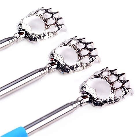 Bear Claw Extendable Metal Back Scratcher Portable Telescopic