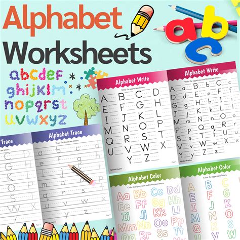 Kindergarten Alphabet Worksheets - Free Printable Alphabet ...