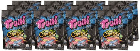 Trolli Sour Brite Crawlers Gummy Candy 5 Ounce Bag Pack Of 12 Buy Online In United Arab