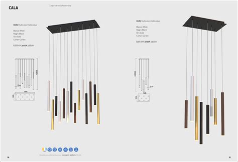 Mantra 8085 LED PEND 84W 3000K WHITE BLACK GOLD CORTEN Магазини ОРИОН