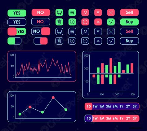 Buying And Selling UI Elements Kit Stock Vector 4848669 Crushpixel