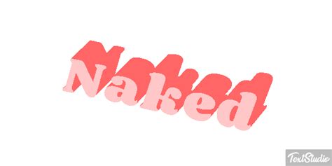 Naked Word Animated Logo Designs