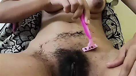 Shaving My Super Hairy Indian Girlfriends Pussy And Armpits Xhamster