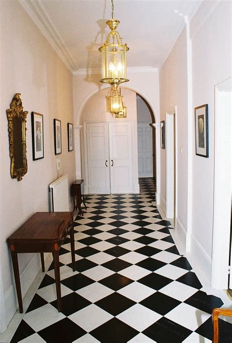 Black And White Hallway Decorating Decoration Channel