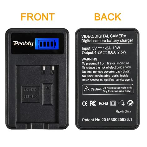 Probty En El En El En El Lcd Usb Camera Charger For Nikon Coolpix