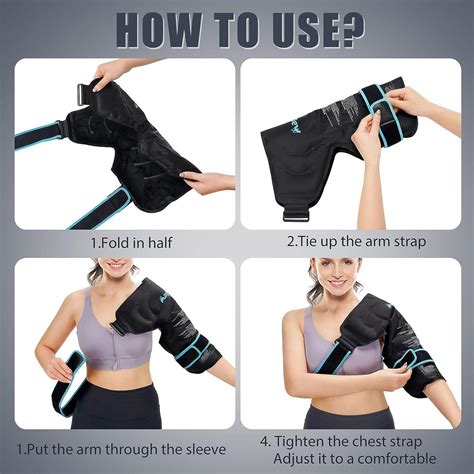 Maginno Shoulder Ice Packs Reusable Heat Cold Therapy For Shoulder